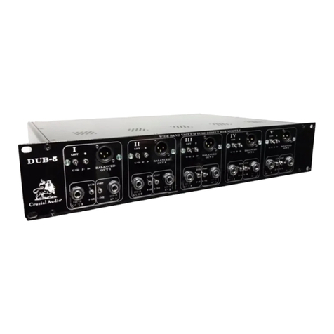Crucial Audio DUB-5 operating instructions