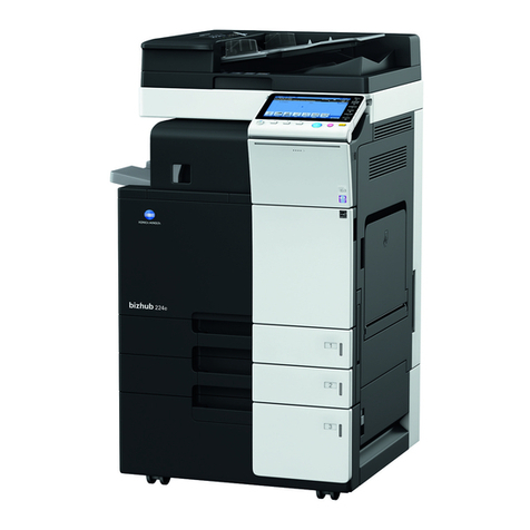 Konica Minolta bizhub 554E Shortcut manual