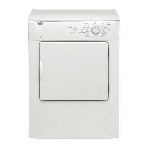 Beko DV 7120 user manual
