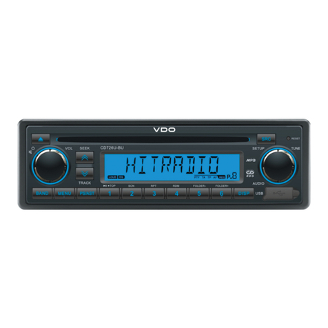 VDO CD726U-BU User manual