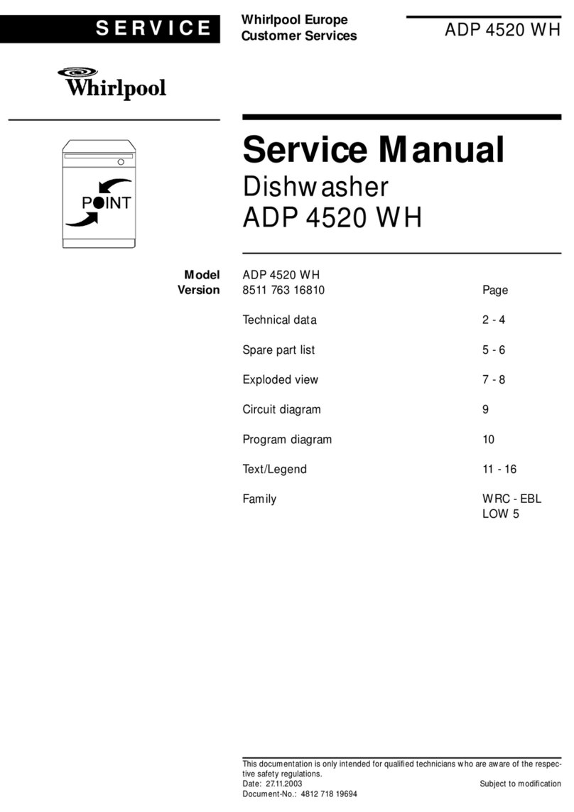 Whirlpool ADP 4520 WH Service manual