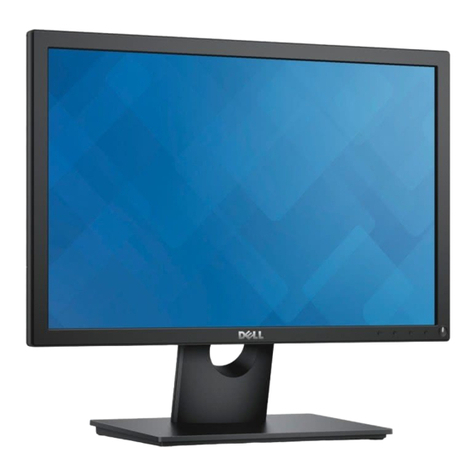 Dell E2016 User manual Dell E2016 User manual