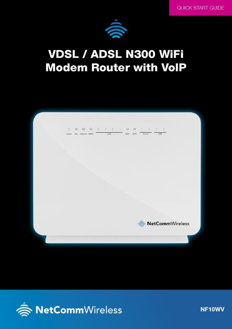 NetComm NF10WV quick start guide