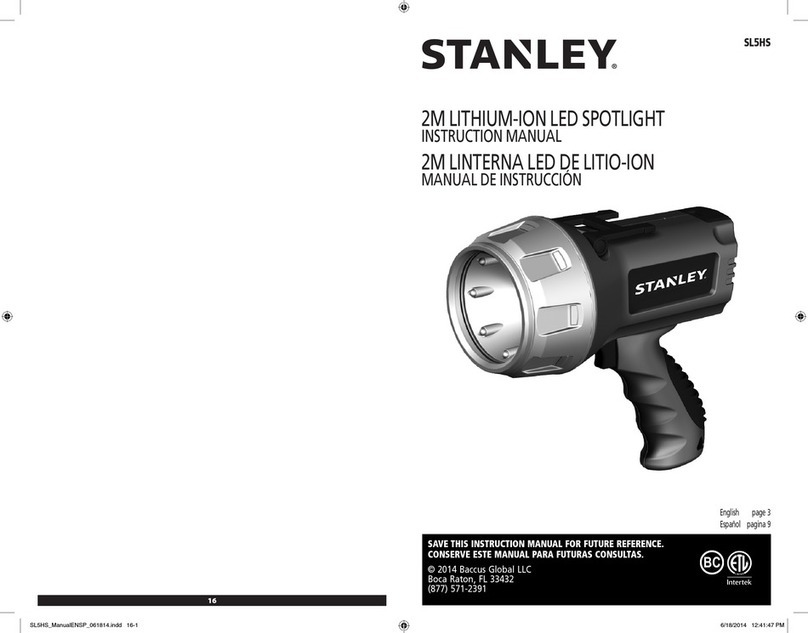 Stanley SL5HS User manual