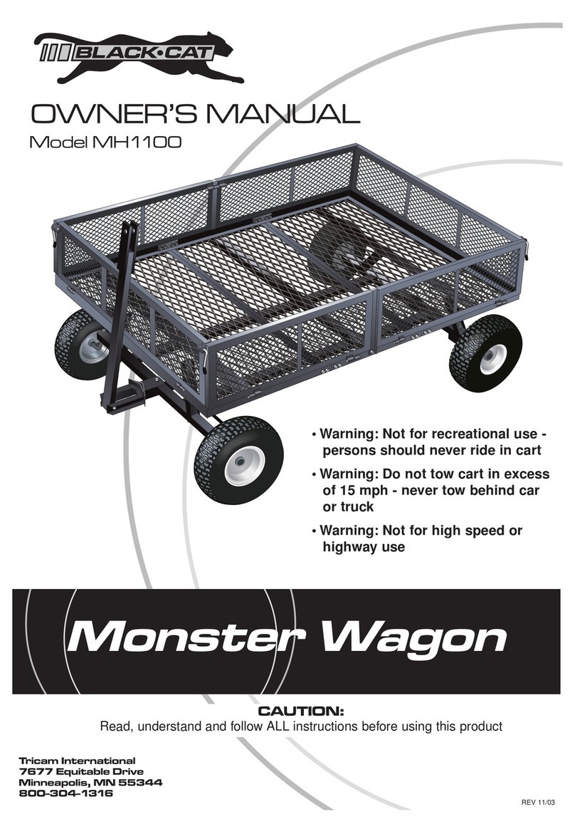 Black cat MH1100 owner's manual