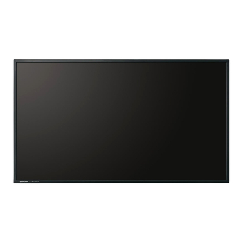 Sharp PN-Y555 Setup manual