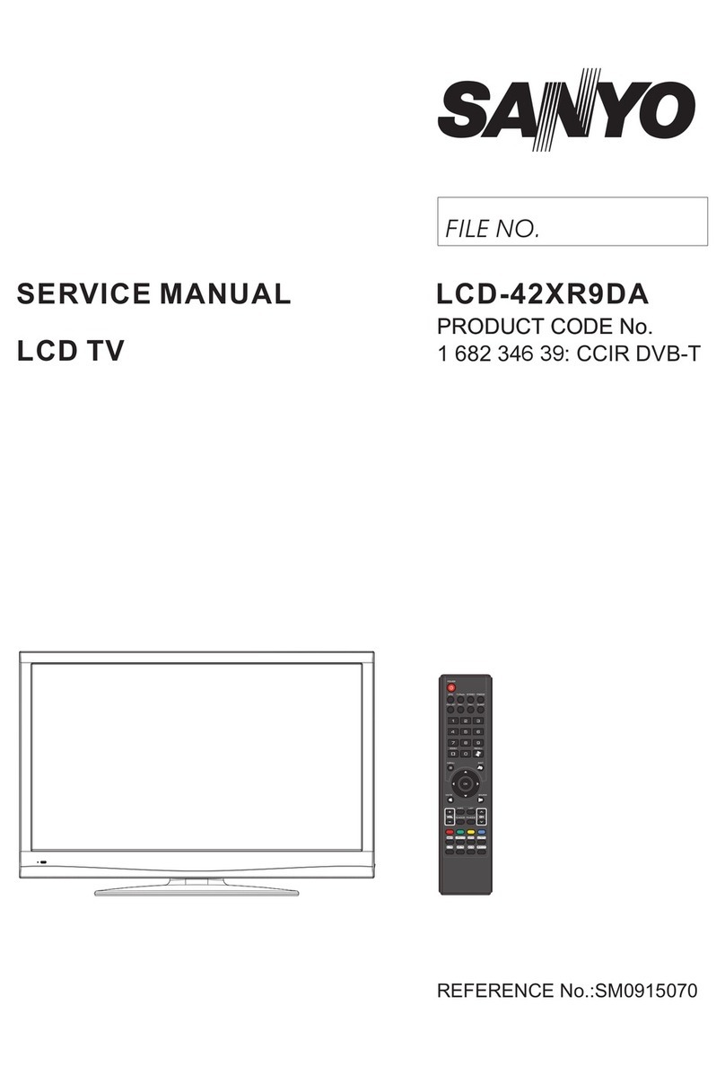 Sanyo LCD-42XR9DA User manual