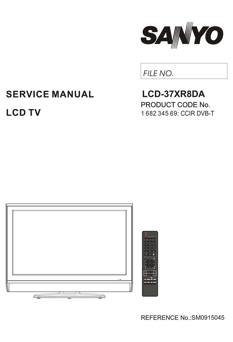 Sanyo LCD-37XR8DA User manual Sanyo LCD-37XR8DA User manual