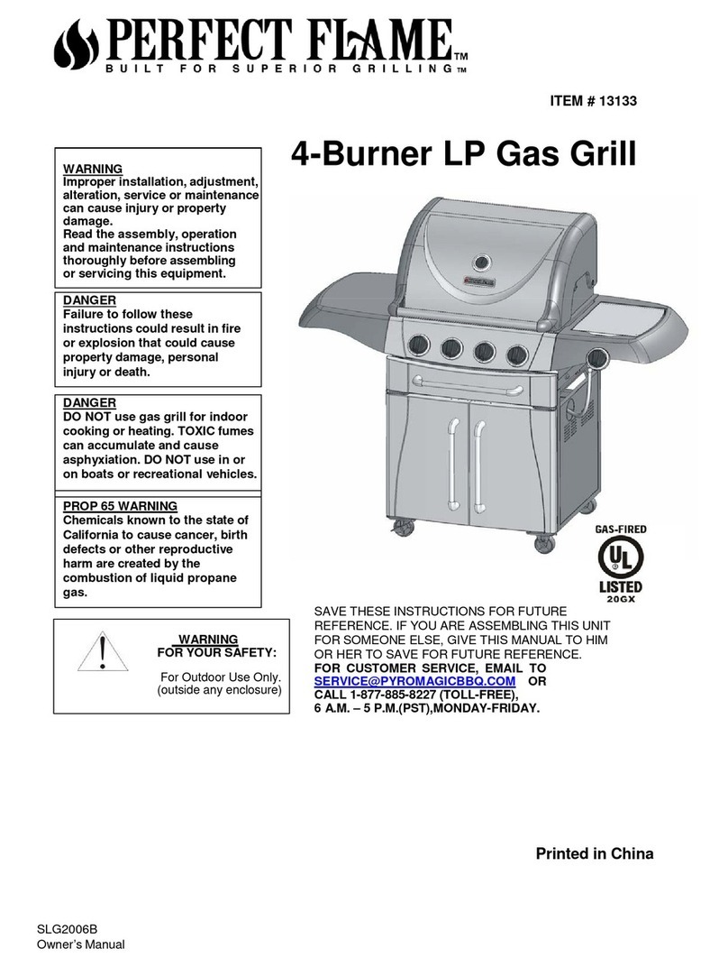 Perfect Flame SLG2006B owner's manual