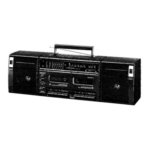 Sony CFS-W450 Service manual