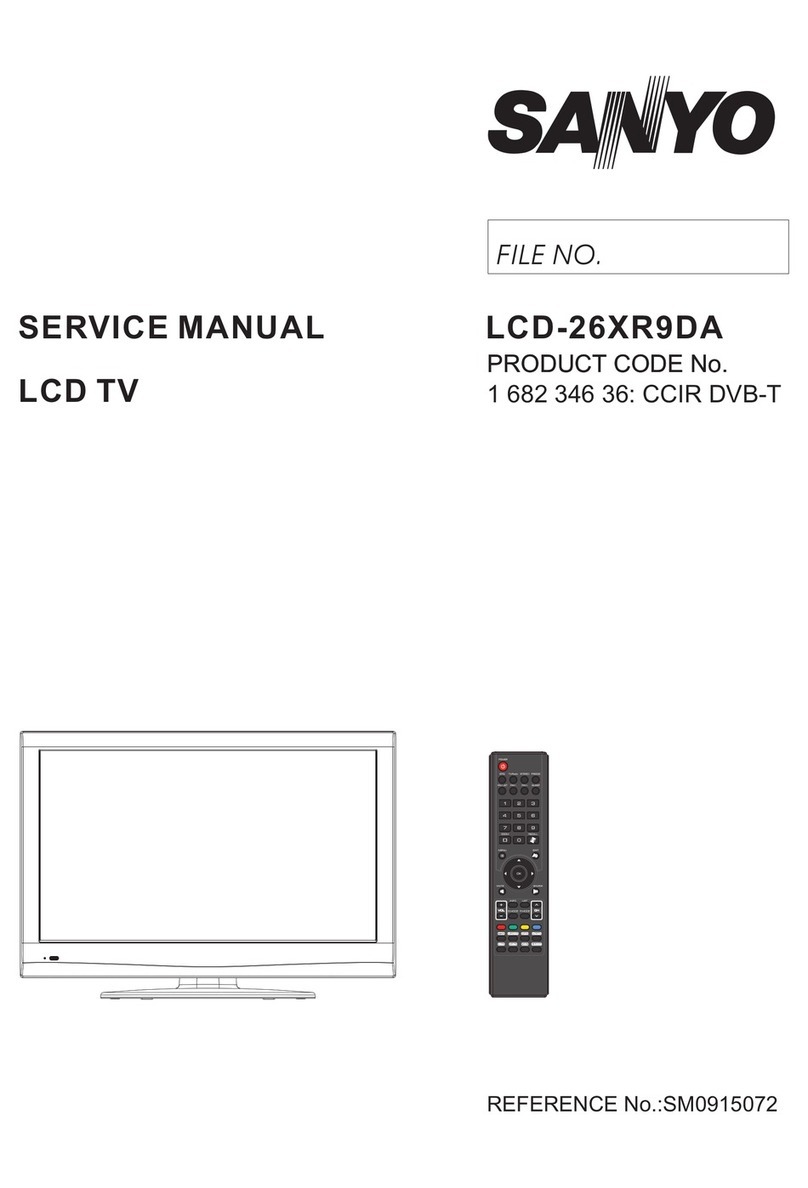Sanyo LCD-26XR9DA User manual Sanyo LCD-26XR9DA User manual