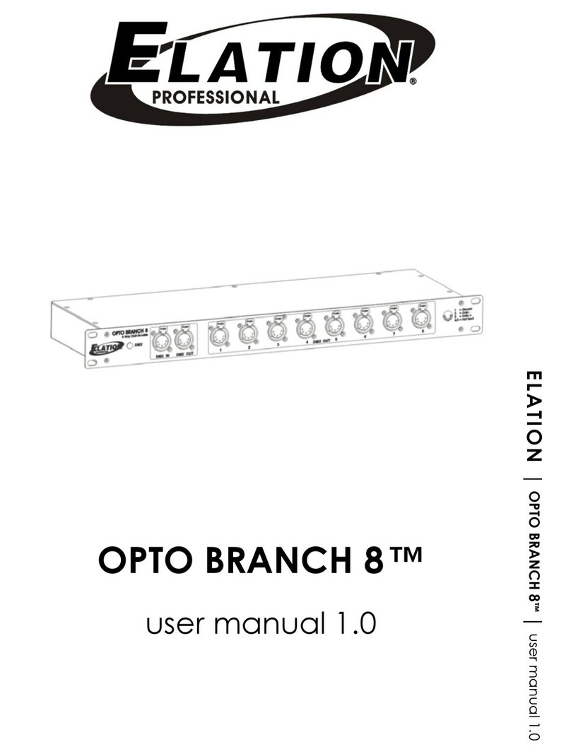 Elation OPTO BRANCH 8 user manual