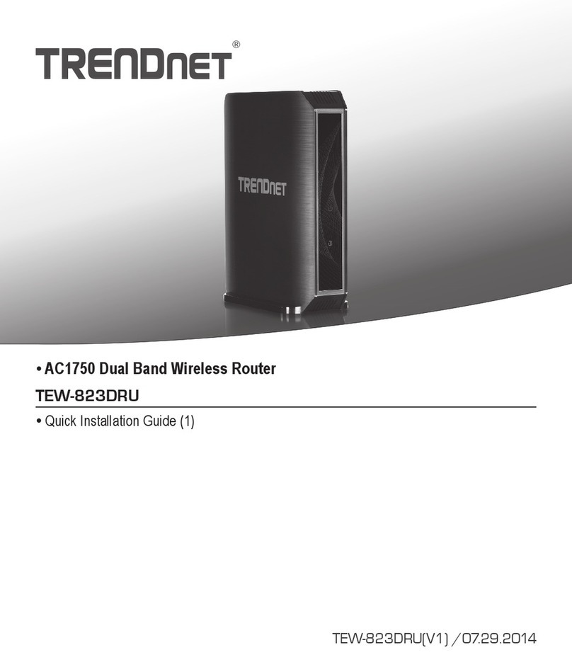 TRENDnet TEW-823DRU User manual TRENDnet TEW-823DRU User manual