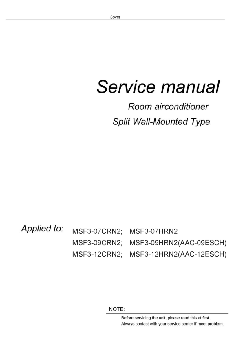 Midea MSF3-07CRN2 User manual Midea MSF3-07CRN2 User manual