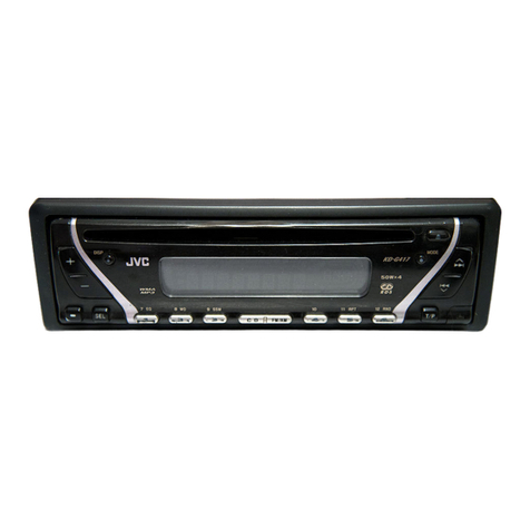 JVC CD Receiver KD-G417 User manual