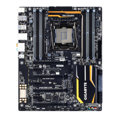 Gigabyte GA-X99-UD3 User manual