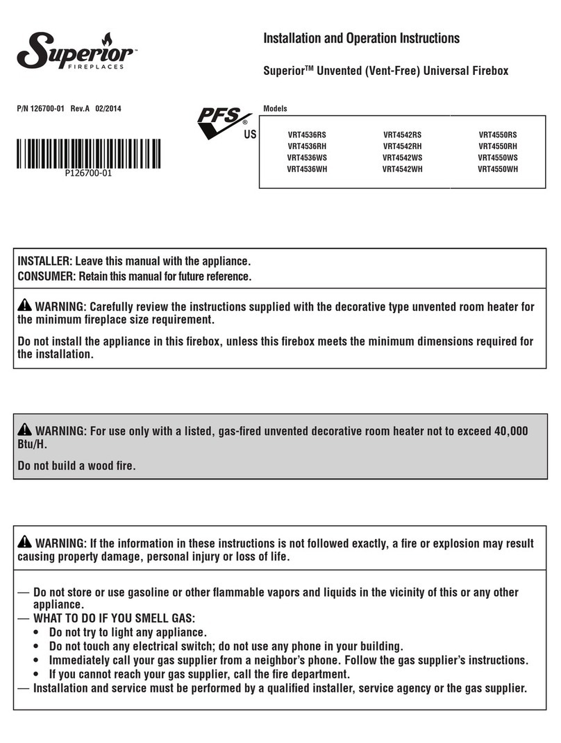 Superior VRT4536RS User manual