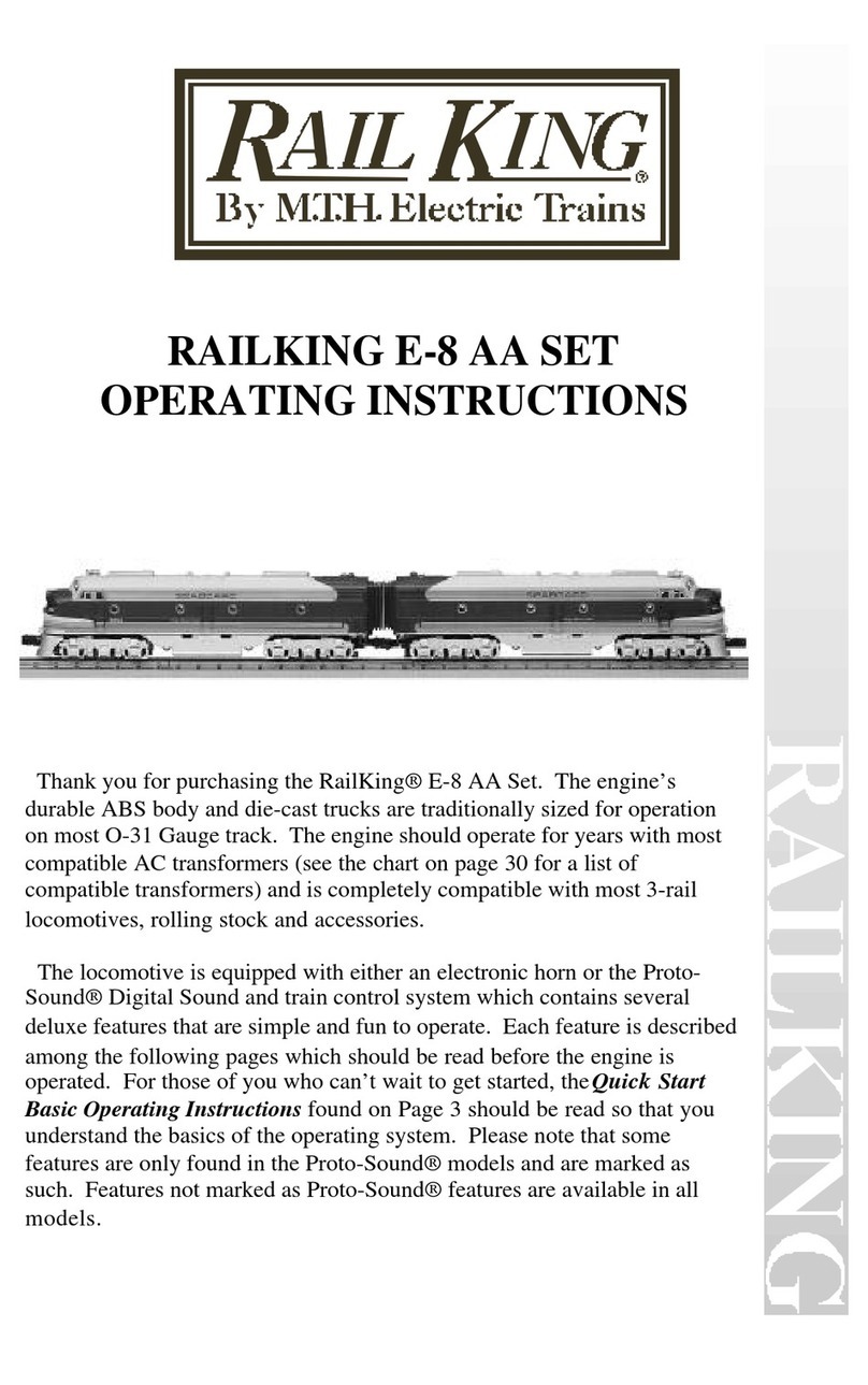 Rail King RAILKING E-8 AA operating instructions