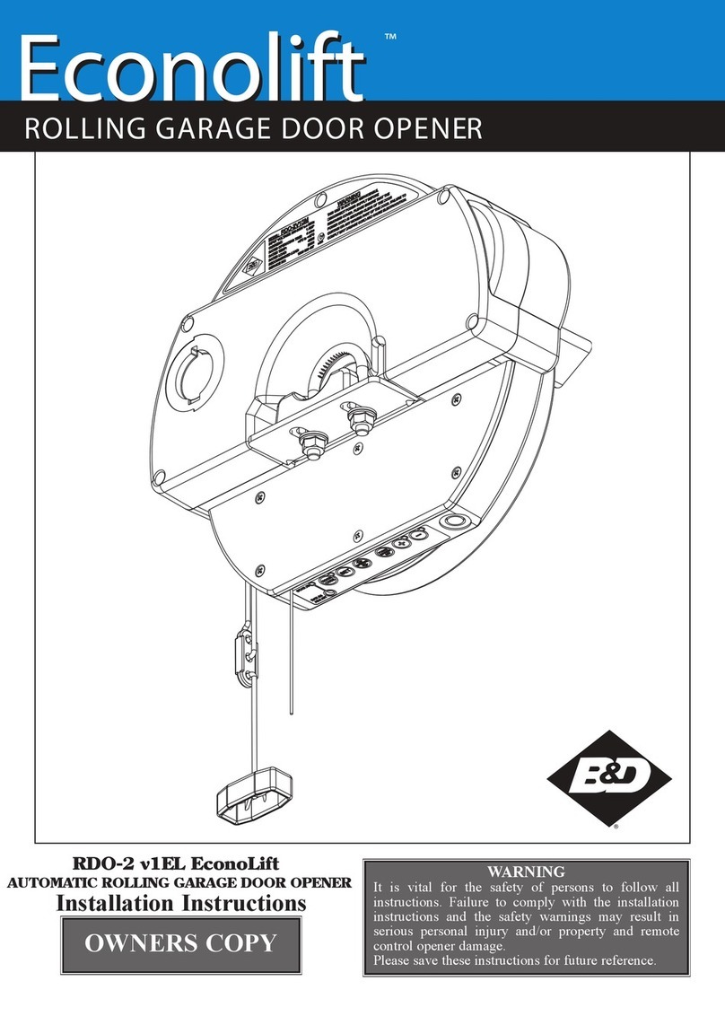 B&D EconoLift User manual