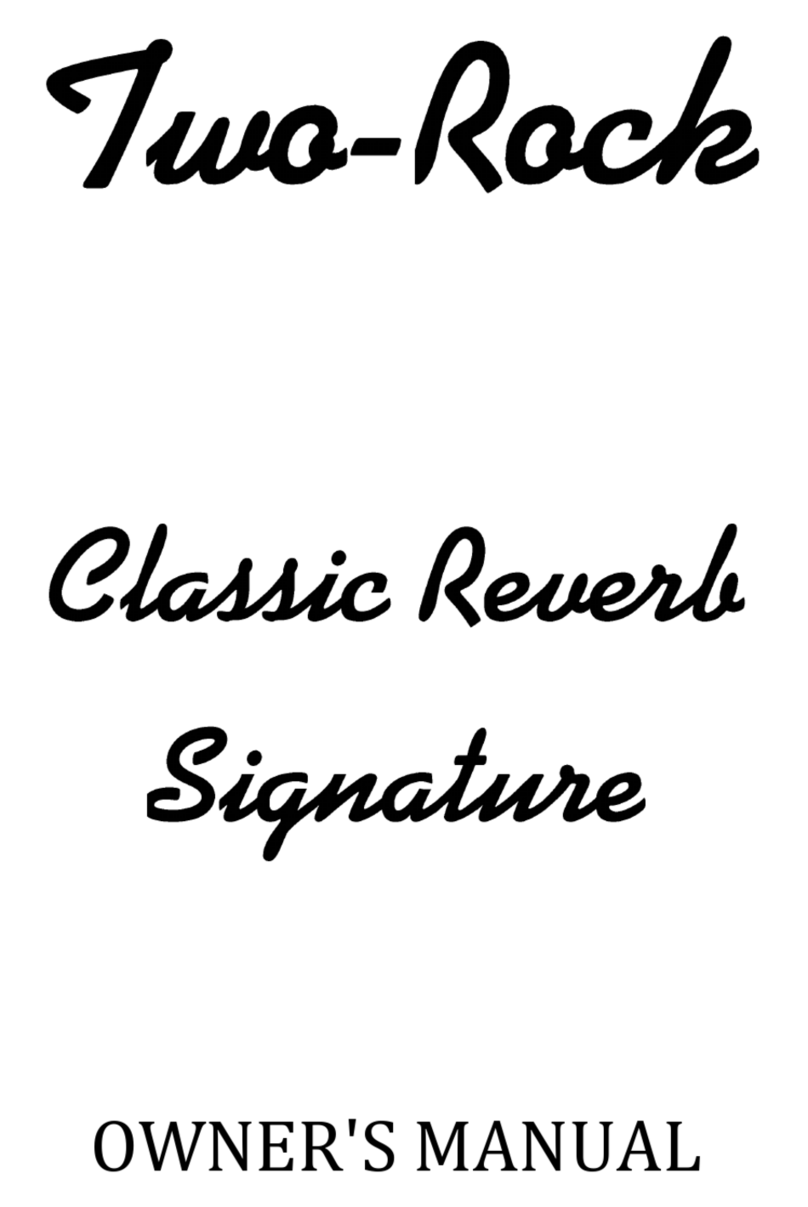 Two-Rock CLASSIC REVERB SIGNATURE owner's manual
