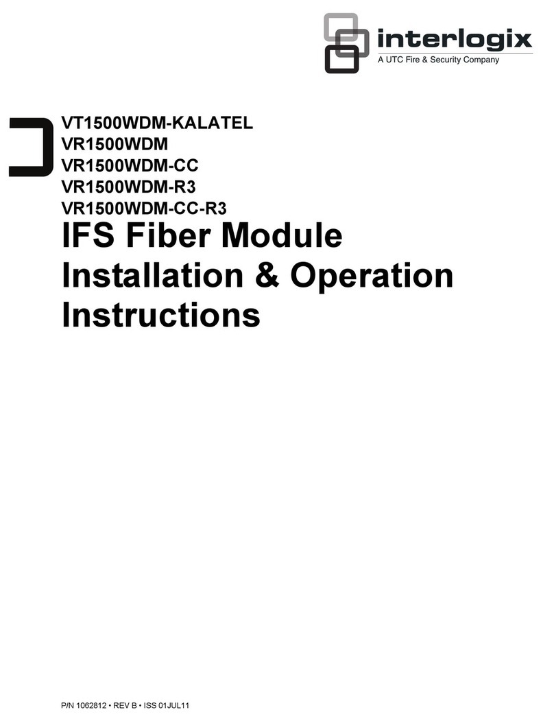 Interlogix VT1500WDM-KALATEL Installation instructions