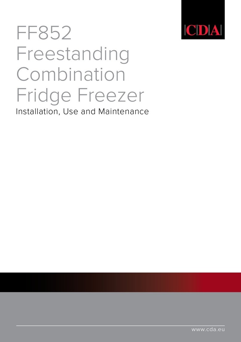 CDA FF852 Installation, use and maintenance