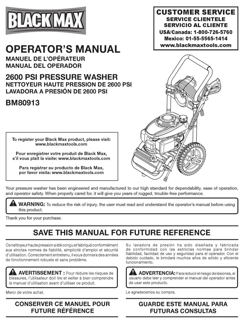 Black Max BM80913 Operator's manual