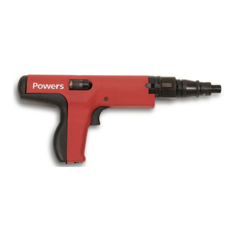 Powers Fasteners PA3500 Operating instructions manual