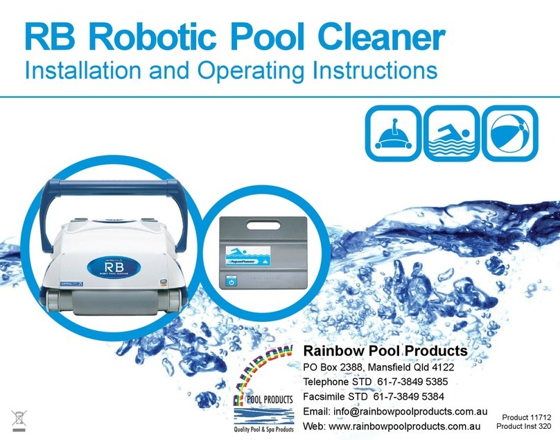 Rainbow Pool Products RB Installation and operating instructions Rainbow Pool Products RB Installation and operating instructions