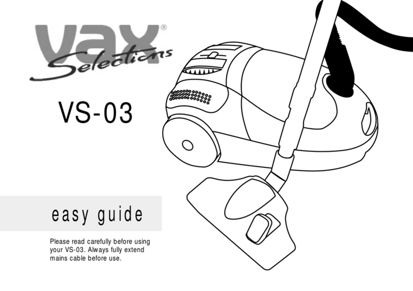 Vax VS-03 Easy guide