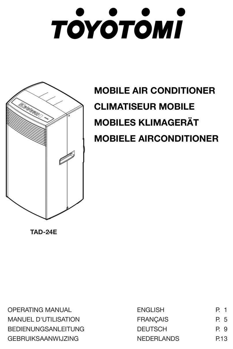 Toyotomi TAD-24E User manual
