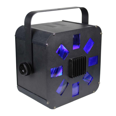 Beamz LED ACIS II 8 WAY 10W RGBW DMX instruction manual