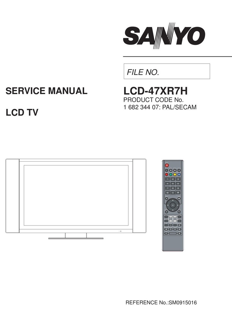 Sanyo LCD-47XR7H User manual