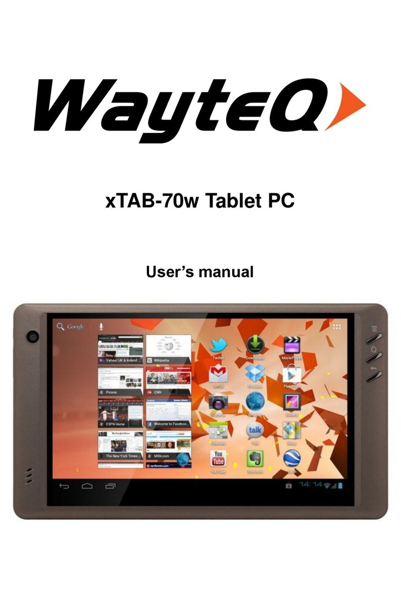 WayteQ xTAB-70w User manual