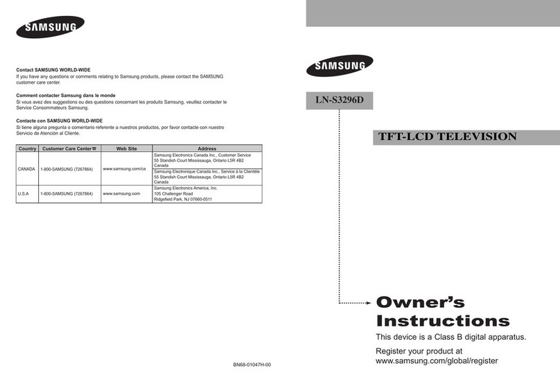 Samsung LN-S3296D User manual