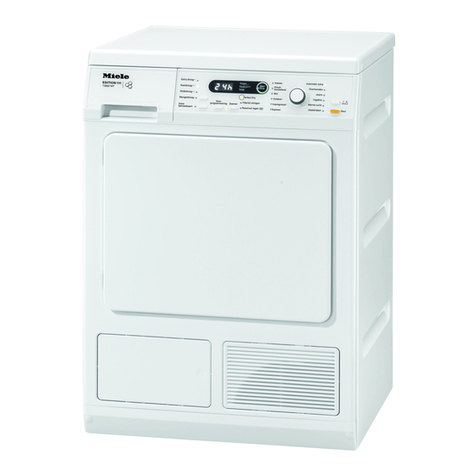 Miele T 8861 WP Edition 111 operating instructions