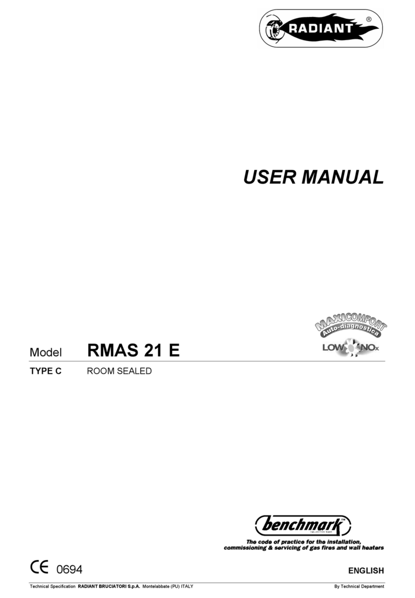 Radiant RMAS 21 E User manual Radiant RMAS 21 E User manual