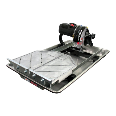 Pearl PA-7R TILE SAW Owner's/operator's manual