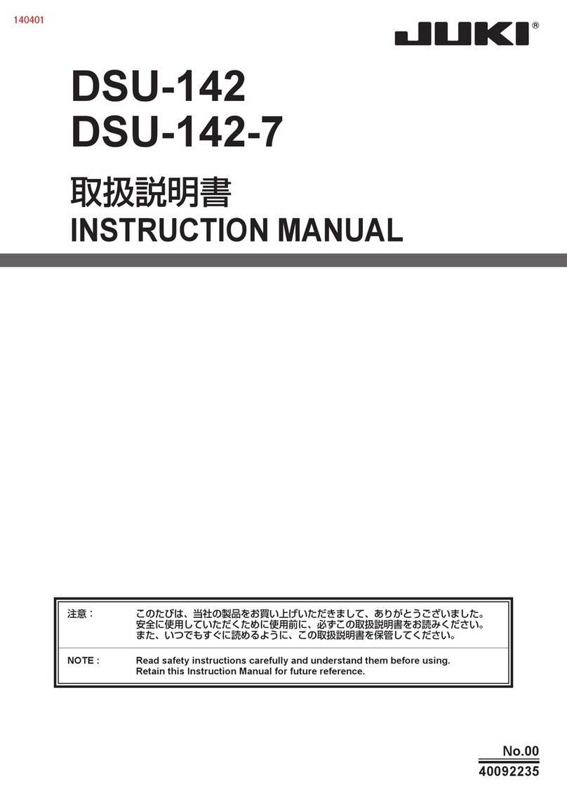 JUKI dsu-142 instruction manual