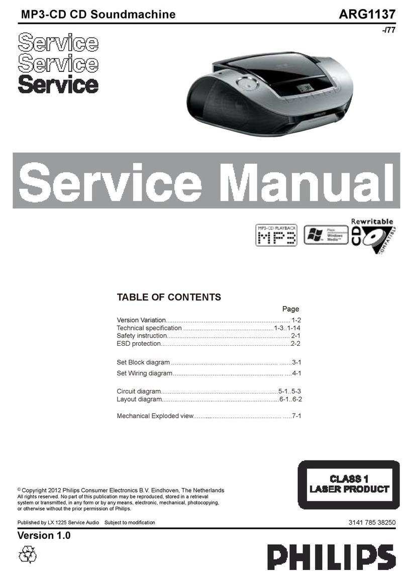 Philips ARG1137 User manual