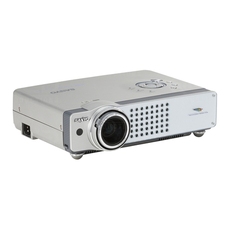 Sanyo PLC-XU50 User manual