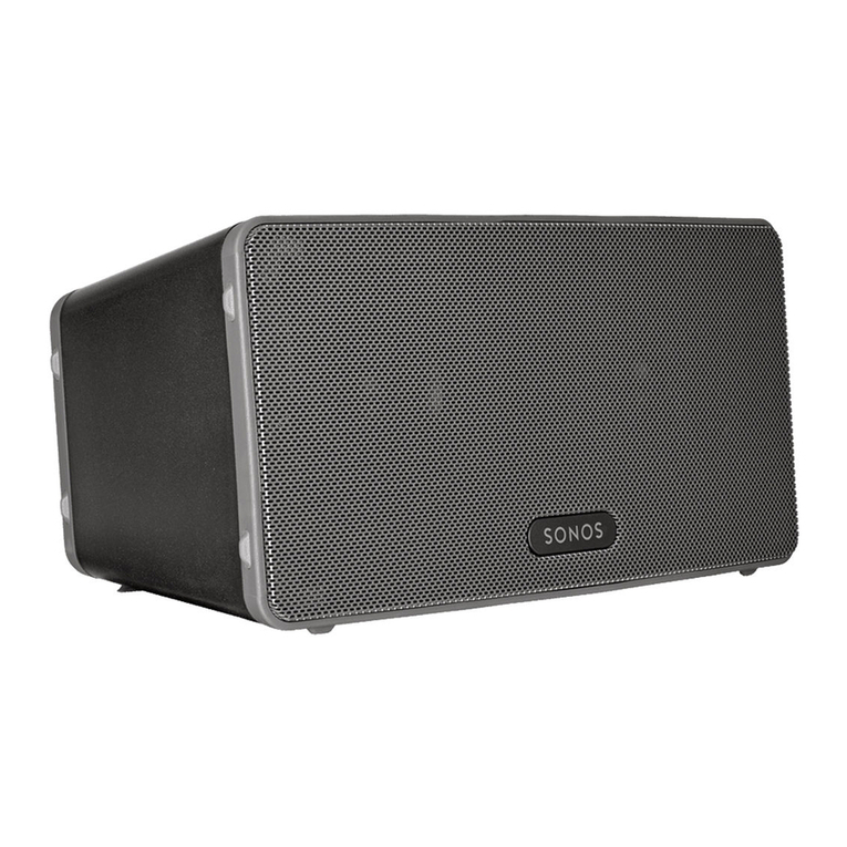 Sonos PLAY:3 User manual