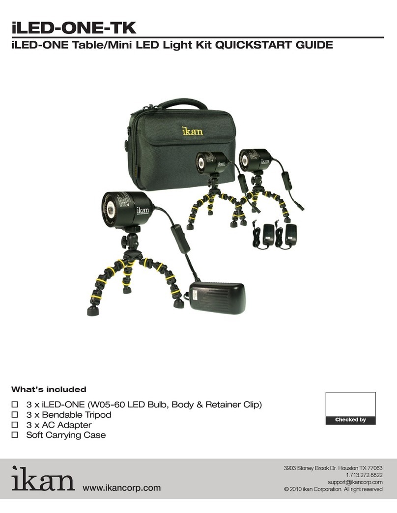 Ikan iLED-ONE-TK User manual