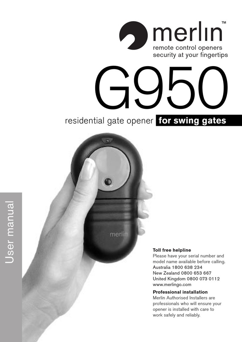 Merlin G950 user manual