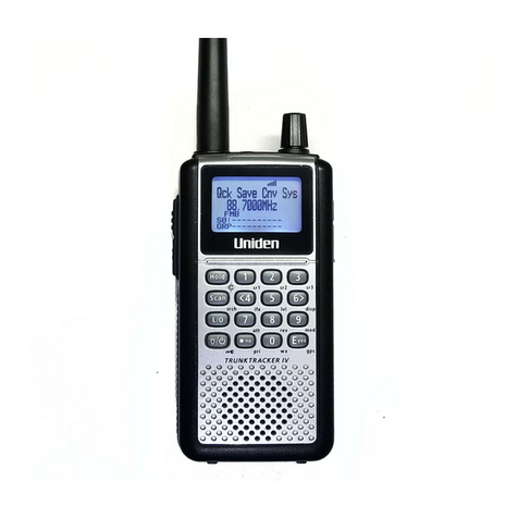 Uniden BCD396XT User manual