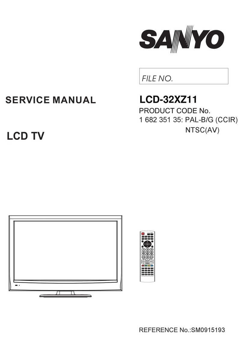 Sanyo LCD-32XZ11 User manual Sanyo LCD-32XZ11 User manual