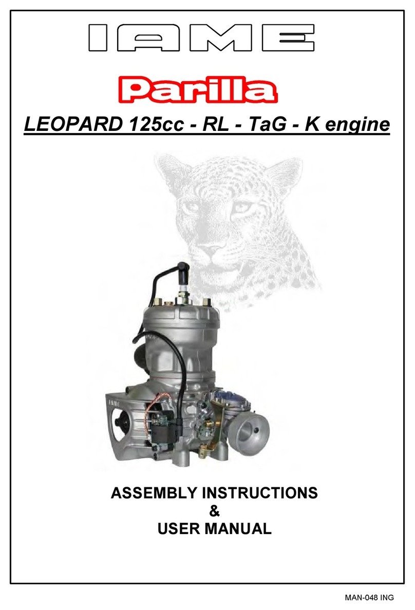 IAME Parilla Leopard TaG Series Owner's manual