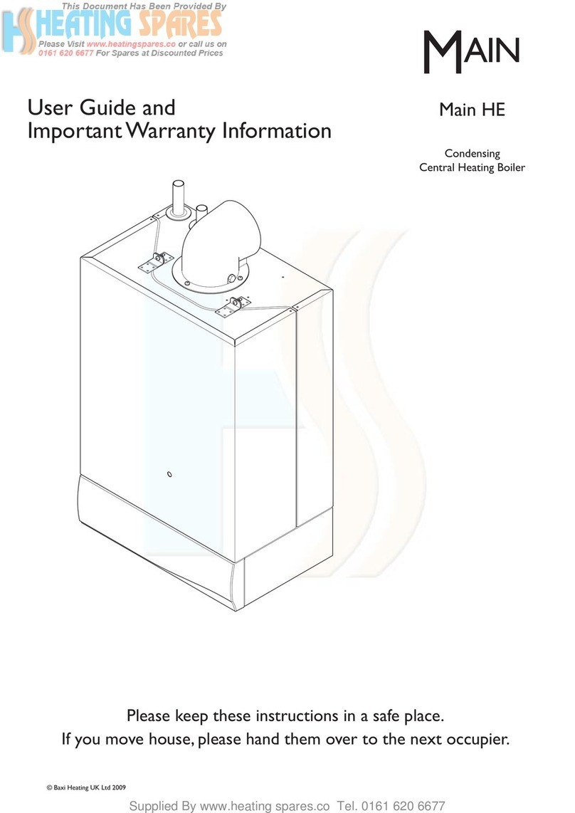 Baxi Main 12 HE Instruction Manual