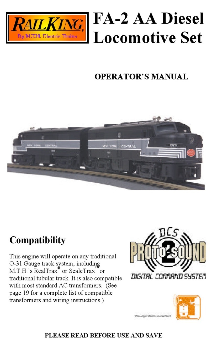 Rail King FA-2 AA Operator's manual
