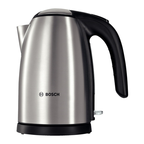 Bosch TWK7801 operating instructions